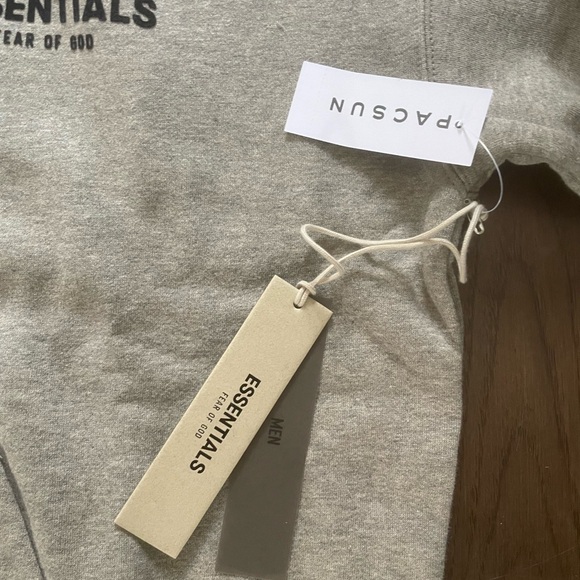 Essentials fear of god dark oatmeal hoodie - Picture 3 of 4